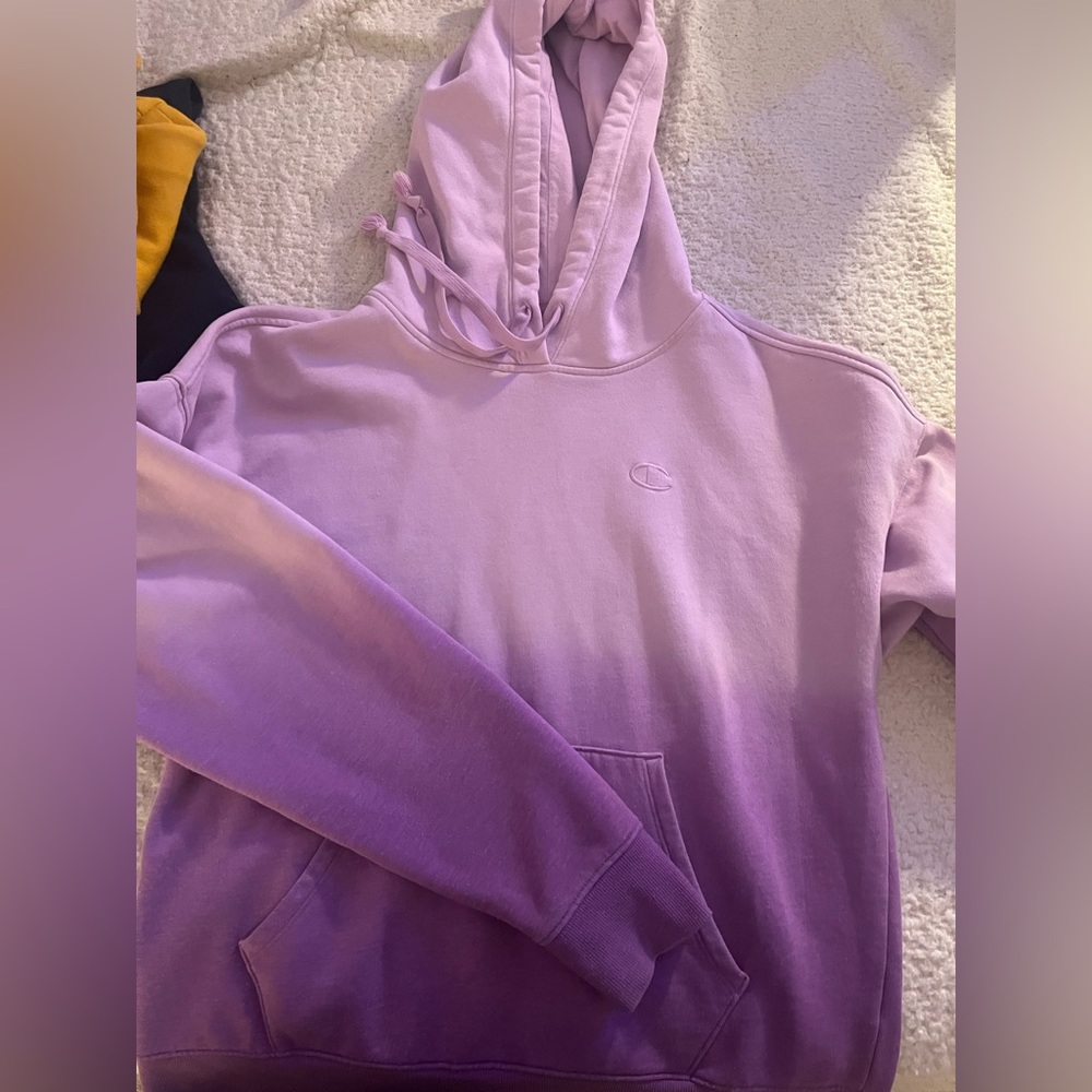Champion Cotton Hoodie Tie Dye